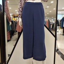 아르테 멋스러운 쉬폰 뒤밴드 옆트임 와이드 바지