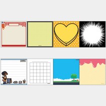 블랙탄디티 모양(빙고 쯔꾸르) 다꾸 떡메모지, 4.만화효과_3101253