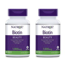 나트롤 비오틴 1000mcg 타블렛, 100정, 2개