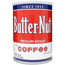미국직구 버터넛 오리지널 블렌드 그라운드 커피 미디엄 로스트 12온스 스틸 캔, 수량, 상세참조