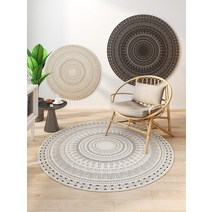 원형러그 북유럽 라운드 카펫 ins 모로코 심플 라운드 거실 러그