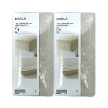 이케아 매트리스커버 드발라 90x200cm 베이지 2개