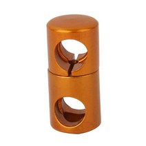 MagiDeal 1Pc 골드 알루미늄 합금 야외 캠핑 텐트 폴 커넥터 버클 장비 캠핑 텐트 천막 캐노피, 없음