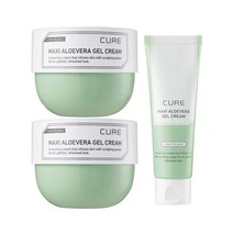 김정문알로에 큐어 맥시 알로에베라 겔 크림 250ml x 2 + 70ml