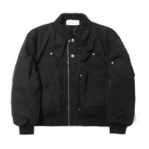 1017 ALYX 9SM 알릭스 Flight Bomber Jacket (AAMOU0198FA02 BLK0001) (플라이트 붐버 자켓)