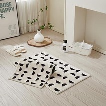 몽퀘어 몽글리 극세사 주방 욕실 현관 발매트