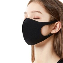 3D 입체마스크 비말방지 패션 블랙 연예인 예방 차단
