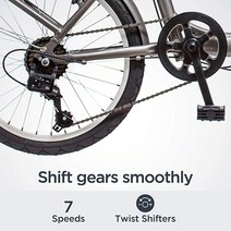 Schwinn 루프 어덜트 접이식 자전거 20인치 바퀴 7단 변속 보관백 화이트 1300002