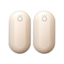 충전식 손난로 보조배터리 초코넛 5200mAh 2개 한겨울을 따뜻하게, 2개 화이트초코+화이트초코