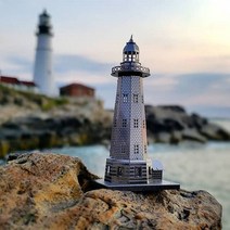 조립 만들기 3d 퍼즐 입체 키트 아이큐 금속 에펠탑 지구본 따서 메탈 장난감 큐브 DIY 3D 네덜란드 풍차 등대 어린이용 12 세 이상 다채로운 색상 직소 상자, 없음, Lighthouse-색상