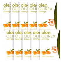 OLEA 올리렉스 로젠지 무설탕목캔디 10갑, 48g