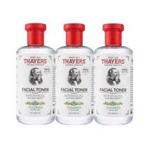 세이어스 알콜프리 오이 위치 하젤 토너 + 알로에 베라 팩 3개, Cucumber_12 Fl Oz (Pack of 3)