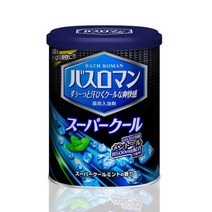 [바스로망] 슈퍼쿨 힐링 아로마 입욕제 / 족욕제 600g 대용량 일본 천연 스파 사우나 마사지 업소용 목욕 반신욕 족욕 바스 바디 솔트, 1개