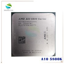 AMD A 시리즈 A10-5800 A10 5800 A10 5800K A10-5800K 3.8Ghz 100W 쿼드 코어 CPU 프로세서 AD580KWOA44HJ 소켓 FM2
