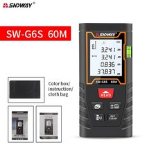 레이저 줄자 거리 측정기 휴대식 sndway mini laser distance meter 충전식 rangefinder 40m 50m 60m range finder 전자 룰렛 tr