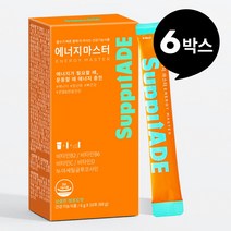 서플리에이드 에너지마스터 고함량 에너지 스틱 청포도맛 활력제, 10포, 6박스