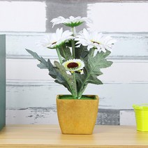 CMP724723아담한 조화화분-해바라기 개업선물 인테리어나무