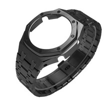 지샥 커스텀 GMAS2100 지얄오크 카시오 스트랩 시계줄 밴드 메탈 스틸 실버 시계줄