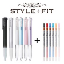 유니 스타일핏 마이스터 5색홀더, 블랙, 1개