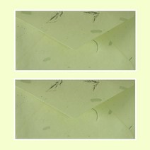 나모몰 한지봉투(10매입) 한지편지지(15매입) 일반/편지지 봉투, 1개, 봉투_11.연두