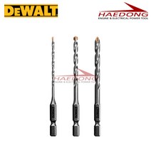 디월트 임팩 콘크리트 비트 3-6.5mm DWA612056 사이즈, DWA612058