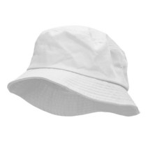 컴퍼니24 E4Hats com 빅 사이즈 면 혼방 트윌 버킷 모자 블랙 XX 라지 3X