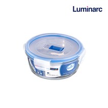 에브리 전자렌지용 소분용기 모음 BPA FREE, 유리밀폐용기 원형 420ml 1P, 1개
