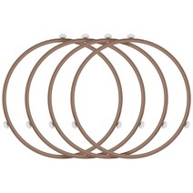 유리 플레이트 트레이를위한 4pack 마이크로파 롤러 링 전자 레인지 턴테이블 링 플레이트 트레이 지원 링, 보여진 바와 같이, 하나