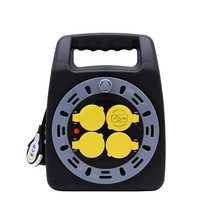 러그박스 20M 캡형 USB 2포트 코드릴 블랙/그레이 1.0SQ, 20M캡형 3구USB 블랙/그레이 1.0SQ