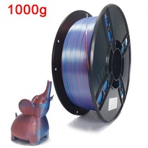 3D프린터 필라멘트 1kg500g250g pla 1 75mm 실크 이중 색상 승화 3d, 빨강 파랑 - 1kg