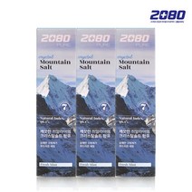 애경 2080 퓨어솔트 치약 크리스탈민트 120g 3개 최신제조