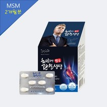 히딩크의 관절생생 엠에스엠 MSM 조인트 뼈영양제 2개월분