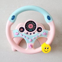 베베라팡 NEW 운전놀이 핸들 5가지 오리지널 러닝알파벳 스탠드 스포츠카 뮤직키 유아 장난감, 오리지널_핑크+스마일 핸들봉 증정