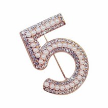 포인트 패션 파이브 펄 브로치