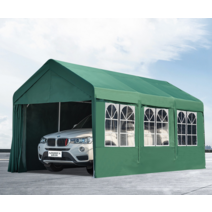 간이 차고 자동차 주차장 텐트 덮개 창고 캐노피 후드, 4.5X2.8 (천없음/천막만)