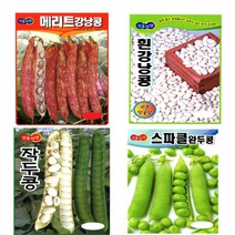 스파클완두 흰강낭콩 작두콩 얼룩이강낭콩 서리태 씨앗 종자 (스파클완두 흰강낭콩 작두콩 얼룩이강낭콩 서리태 씨앗 종자), 3.흰작두콩 5립