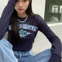 [랜덤플레이] 캘리포니아 롱 슬리브 티셔츠