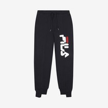 휠라 여성 사선 로고 조거팬츠 FS2FPB4154F_BLK