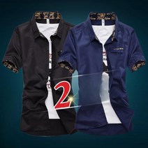 남자 반팔 여름 흰색 셔츠 비즈니스 정장 구김없는 캐주얼 남방