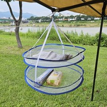 DFANO 원터치 빨래 건조대 1+1 캠핑 수납 보관 건조, 1개