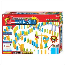 친구 가족 장애물 큰 도미노 블럭 게임 200pcs 어린이장난감 선물 아동