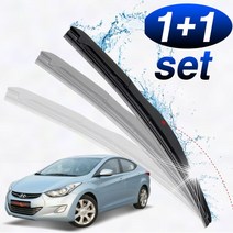 [RAΕ] 아반떼MD 와이퍼 세트 650mm350mm 앞유리 고급 닦이 자동차 차량 하이브리드 교체 간편 교체용 ▷_4Ε470Ea