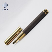 iwi 핸드스크립트 레트로 브라스 만년필(다크 브라운)