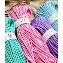 5.5mm 100yard 1kg 대용량 청키 우동실 / 파라코드 우동끈 네트백 뜨기 / 굵은로프 마크라메실, No.28