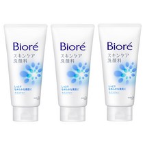 일본 비오레 클렌징폼 세안제 모이스처 130g 3개 세트