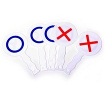 OX판(5개입)문구 교재류 준비물 놀이교재 준비물-72394EA, 본상품선택, 본상품선택