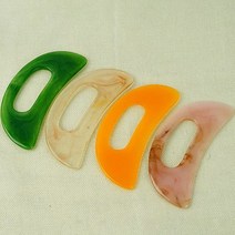 괄사마사지 얼굴괄사 경락도구 도구 괄사 마사지, 노랑CM002670