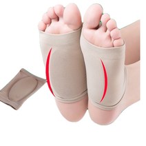 TS풋 패드 족저근막염 근족막염 평발 편안한 발바닥 실리콘 아치깔창 쿠션 발고통 발아픔, 양발2세트, 1개
