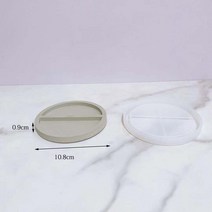 멀티 실리콘 콘크리트 코스터 금형 시멘트 베이스 금형 차 컵 홀더 트레이 금형 미니멀리스트 트레이 금, 12 violet