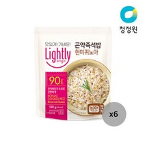 라이틀리 곤약즉석밥 현미퀴노아 150g 6개